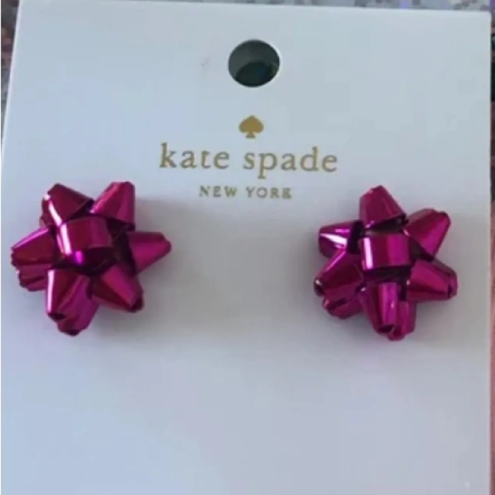 New Kate Spade Bourgeois Bow Studs - Picture 11 of 12